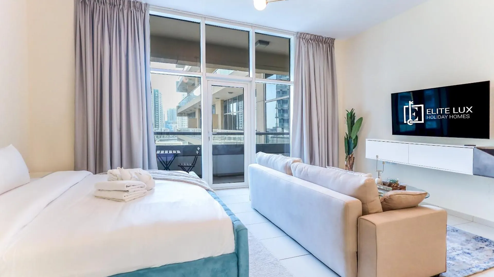 Elite Lux Holiday Homes - Modern Comfort Studio In Business Bay Dubai 0*,